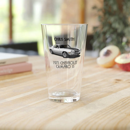 Custom Pint Glass Featuring Your Car  Thunder Hill Art Co.| Custom Car Art