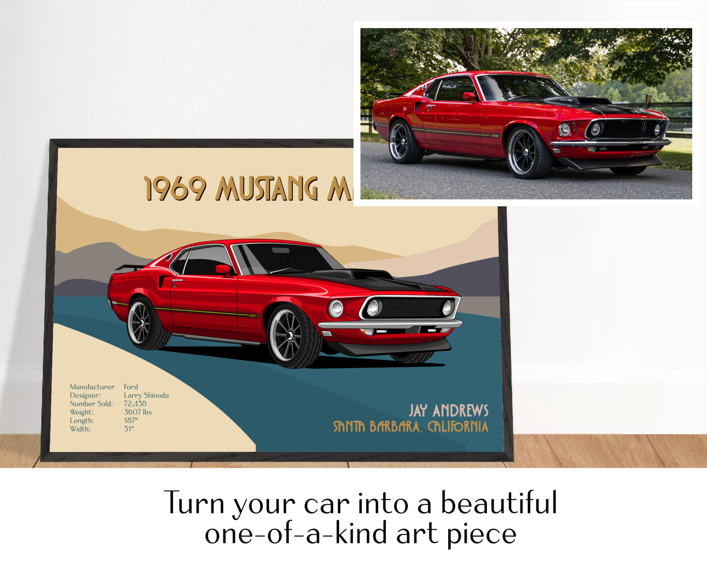 Custom Classic Car Art